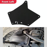Front Wheel Fender Leather Lining For 03-17 Toyota Prado 2700 4000 Black