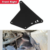 Front Wheel Fender Leather Lining For 03-17 Toyota Prado 2700 4000 Black