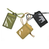 Waterproof Document Bag & Card Holder Multifunctional - Black - Side View