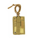 Waterproof Document Bag & Card Holder Multifunctional - Black - Top-Down View