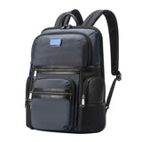 Multifunctional Usb Business Backpack - Anti-theft Navy Blue - Front View