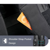 Multifunctional Usb Business Backpack - Anti-theft Navy Blue - Close-Up Angle