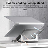 Lenovo Thinkplus L20 Desktop Laptop Stand - Silver - Top-Down View