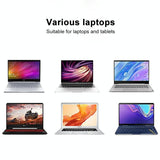 Lenovo Thinkplus L20 Desktop Laptop Stand - Silver - Low Angle