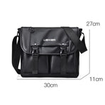 Large Capacity Business Messenger Bag For Men - Black