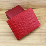 Universal Crocodile Pattern Driver License Cover With Card Slot - Blue