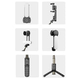 Handheld Stabilizer with Removable Fill Light and App - Black