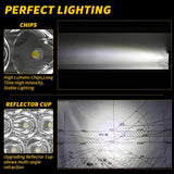 9 - 30V 12W 6000K 2.5 Inch Car Led Engineering Auxiliary Light White Light