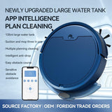 Intelligent Household Sweeping Robot with Path Charging - Max - Black - 45-Degree Angle