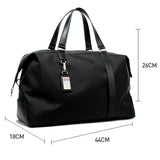 Foldable Waterproof Travel Bag for Sports & Fitness - Side View