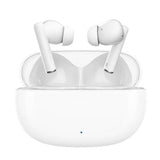 Waterproof Bluetooth Earbuds with Active Noise Reduction - Silver - Front View