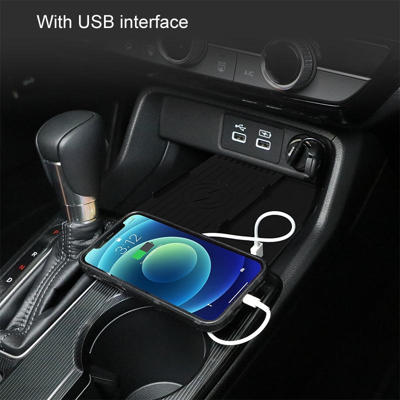 Wireless Charger for Left-hand Drive Honda Civic / Integra 22-23 - Black