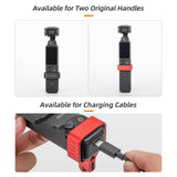 Universal Metal Bracket Adapter for Dji Pocket 3 with Screw - Black - Rear View