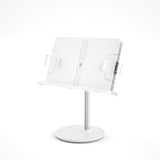 Stable Non-slip Tablet Stand - White - Front View
