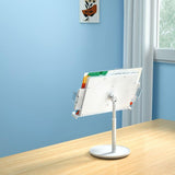 Stable Non-slip Tablet Stand - White - Rear View