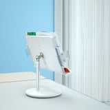 Stable Non-slip Tablet Stand - White - Close-Up Angle