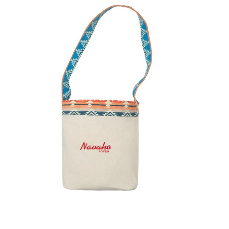Retro National Canvas Barrel Bag Dual Use Color