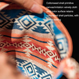 Retro National Canvas Barrel Bag Dual Use Color - Rear View