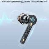 True Wireless Bluetooth Earphones - Jr-bb1 - Black - Extra Image