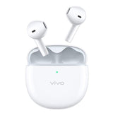 Wireless Dual Mic Tws Air Earphones with Noise Reduction - White - Extra Image