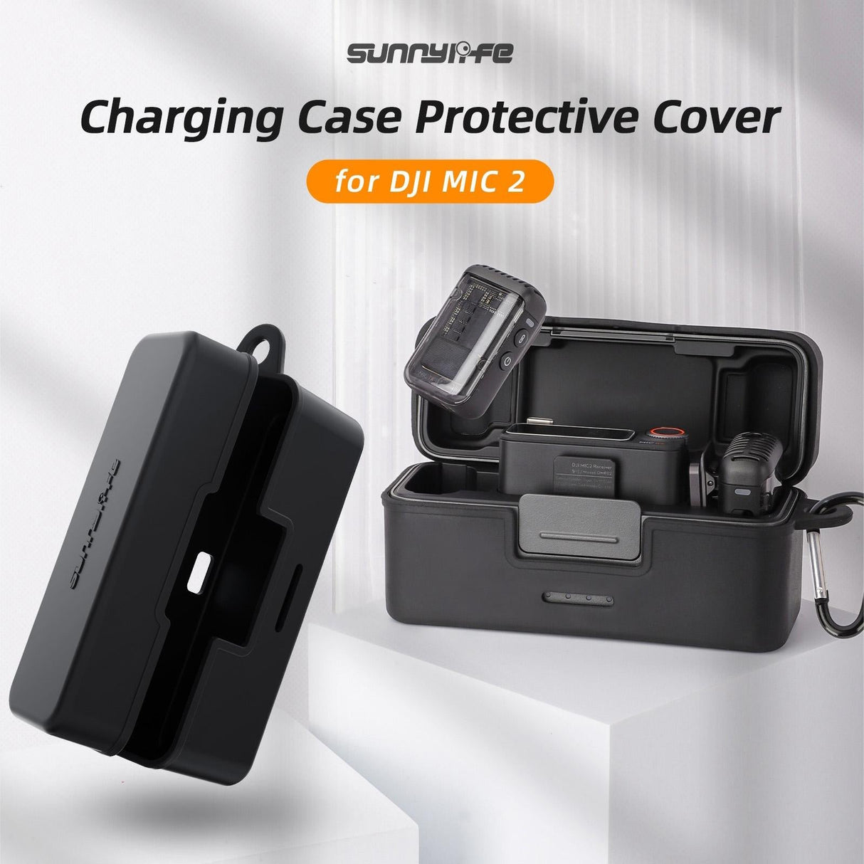 Protective Cover for Dji Mic 2 Charging Case - Wireless Mic Compatible