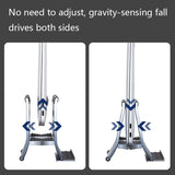 Grey H-type Alloy Laptop Storage Rack - Automatic Gravity