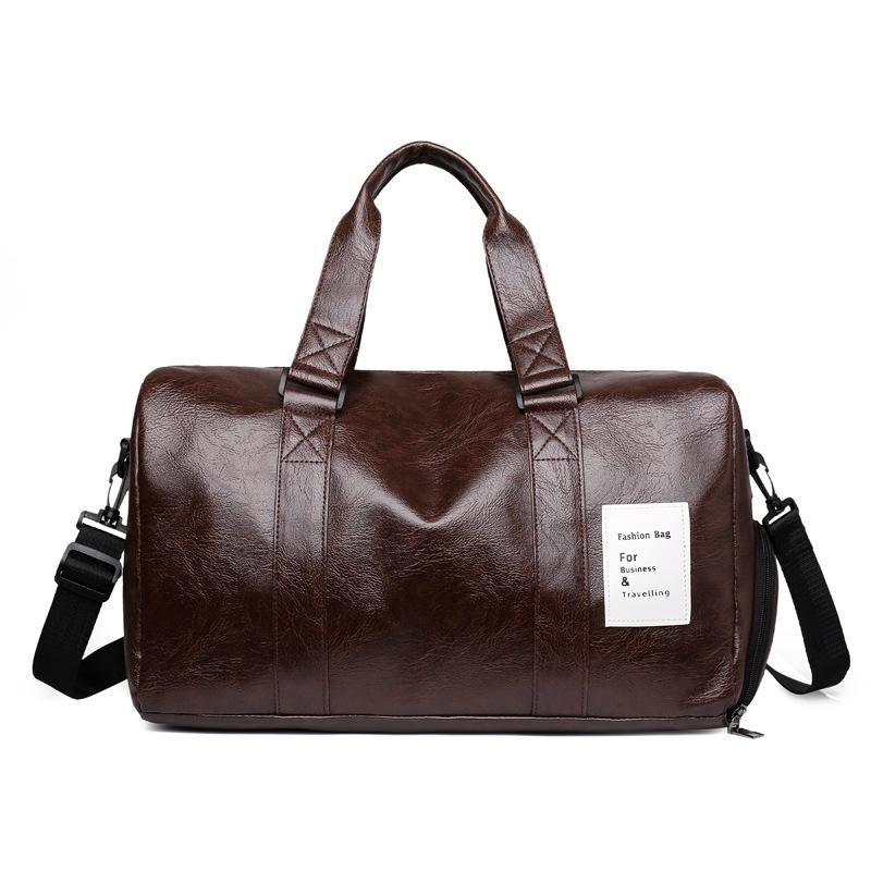 Compact Travel Bag with Shoe Storage - Black