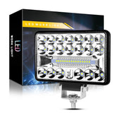 9 - 80V 18W 6000K 4 Inch Car 36Pcs Led Work Light White Light - Low Angle