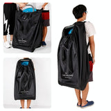 Travel Bag for Car Seat Stroller Wheelchair Storage - Blue - Low Angle