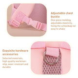 Kids' Anti-lost School Bag - Secure & Stylish - Pink Rabbit Large - Close-Up Angle