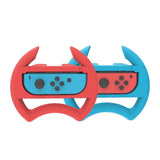 Red Nintendo Switch Steering Wheel for Gamepad - Side View