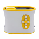 10x Magnification Binocular Camera with 2.4 Ips Screen - Yellow - Top-Down View