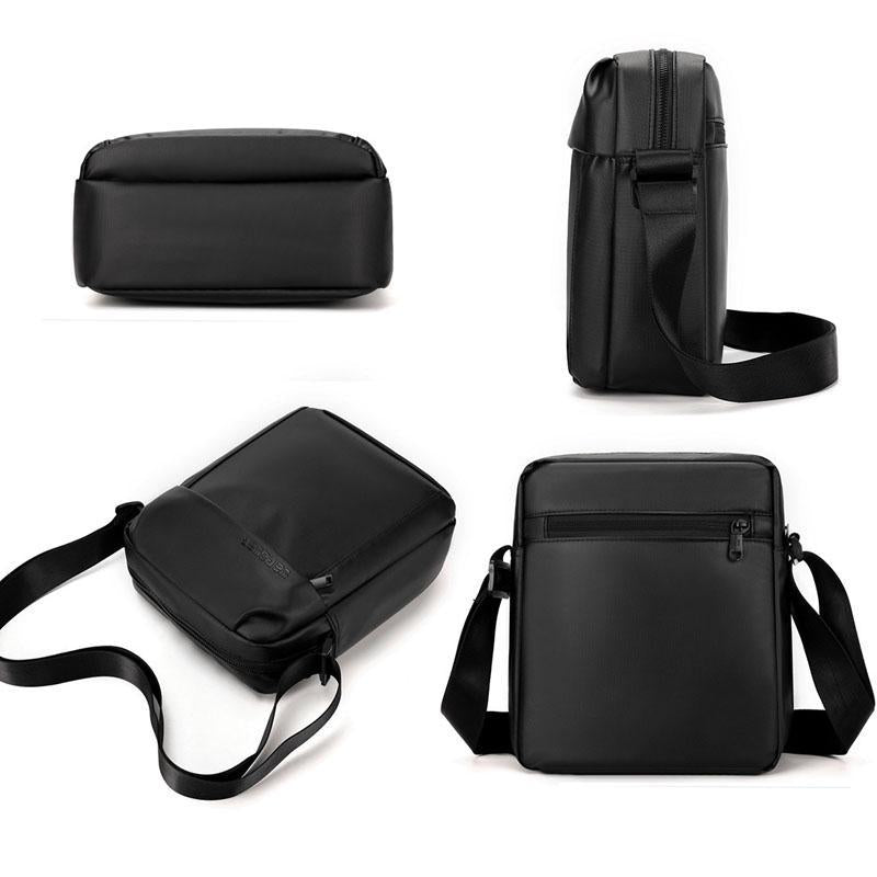 Large Capacity Men Messenger Bag For Travel & Commuting - Black