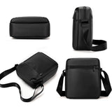 Large Capacity Men Messenger Bag For Travel & Commuting - Black
