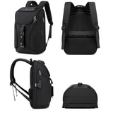 Waterproof Anti Theft Business Backpack With Usb Ports - Top-Down View