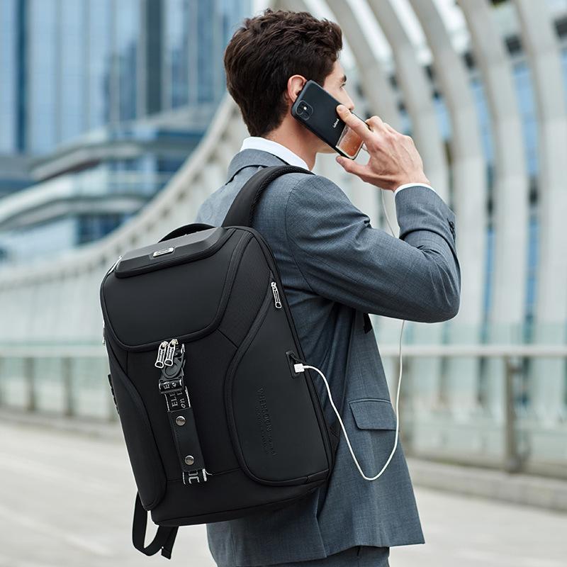 Waterproof Anti Theft Business Backpack With Usb Ports