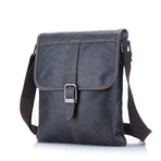 Men Leather Shoulder Bag For Sports & Outdoor Use - Brown