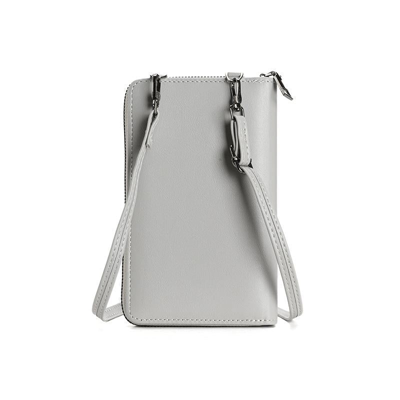 Versatile Women Cell Phone Crossbody Wallet - Black