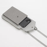 Versatile Women Cell Phone Crossbody Wallet - Black - Low Angle