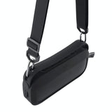 Silicone Protective Case for Bose Soundlink Flex Speaker with Shoulder Strap - Black - Side View