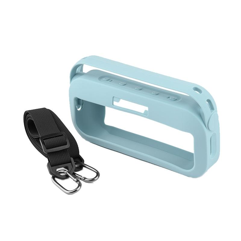 Silicone Protective Case for Bose Soundlink Flex Speaker with Shoulder Strap - Black