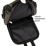 Men Chest Bag Shoulder Messenger Bag - Khaki
