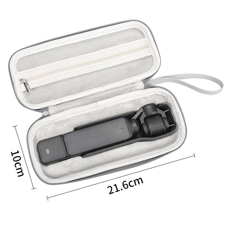 Portable Carrying Case for Dji Pocket 3 - Protective Storage Bag - Standard Gray