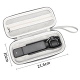Portable Carrying Case for Dji Pocket 3 - Protective Storage Bag - Standard Gray - Top-Down View