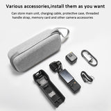 Portable Carrying Case for Dji Pocket 3 - Protective Storage Bag - Standard Gray