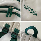 Girls Lightweight Backpack - Compact and Stylish - White