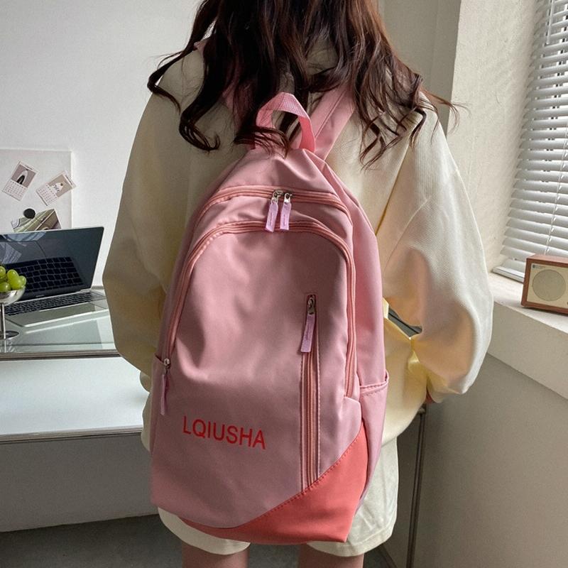 Girls Lightweight Backpack - Compact and Stylish - White