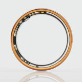 Smart Ring With Heart Rate Blood Oxygen Sleep Monitoring - Rose Gold Size 7 - 45-Degree Angle