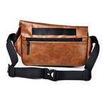 Compact Single Shoulder Crossbody Backpack For Men - Black