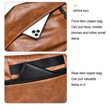 Compact Single Shoulder Crossbody Backpack For Men - Black - Extra Image